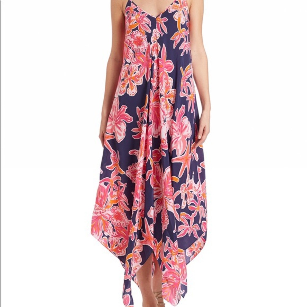 Lily Pulitzer Rylan Silk Maxi Dress NWT